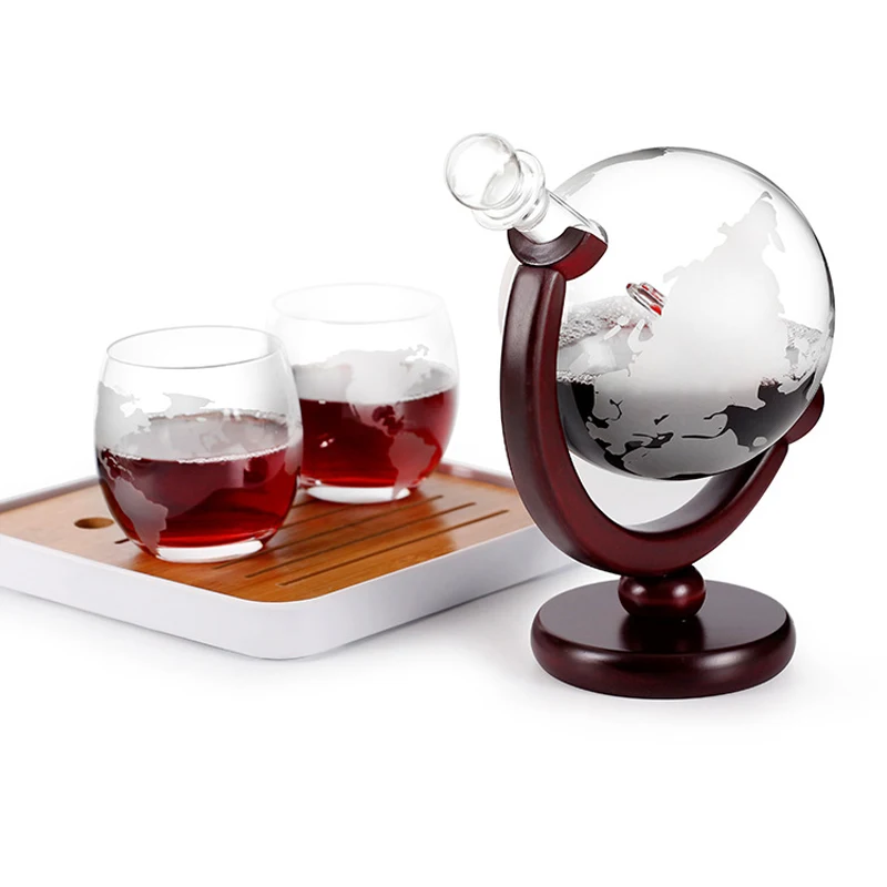 Decanter Globe Set - Decantador de uísque globo conjunto de