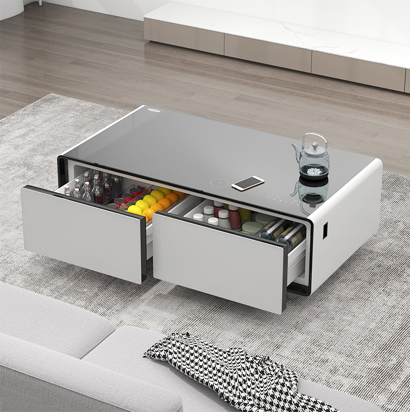 Home Bar And Fridge - Mesa de Café Inteligente com Mini