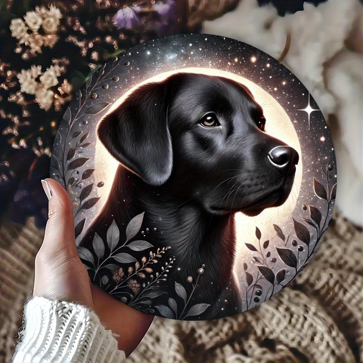 Home Bar And Kitchen - Charmoso labrador preto e gatinho 7,8