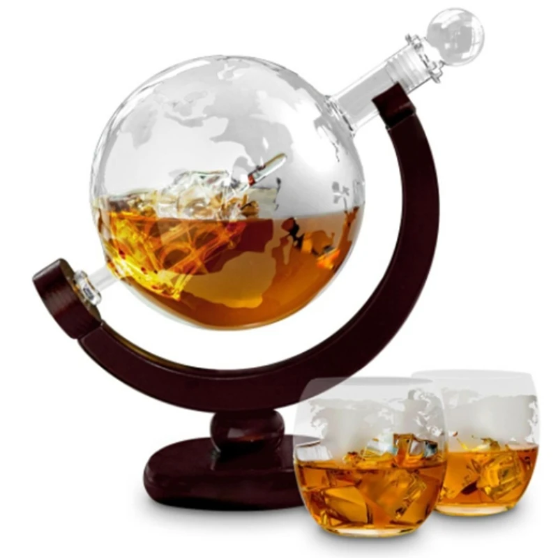 Decanter Globe Set - Decantador de Whisky Personalizável em Forma
