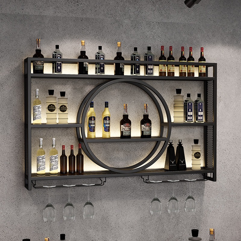Home Bar Stand - Suporte de parede para garrafas de