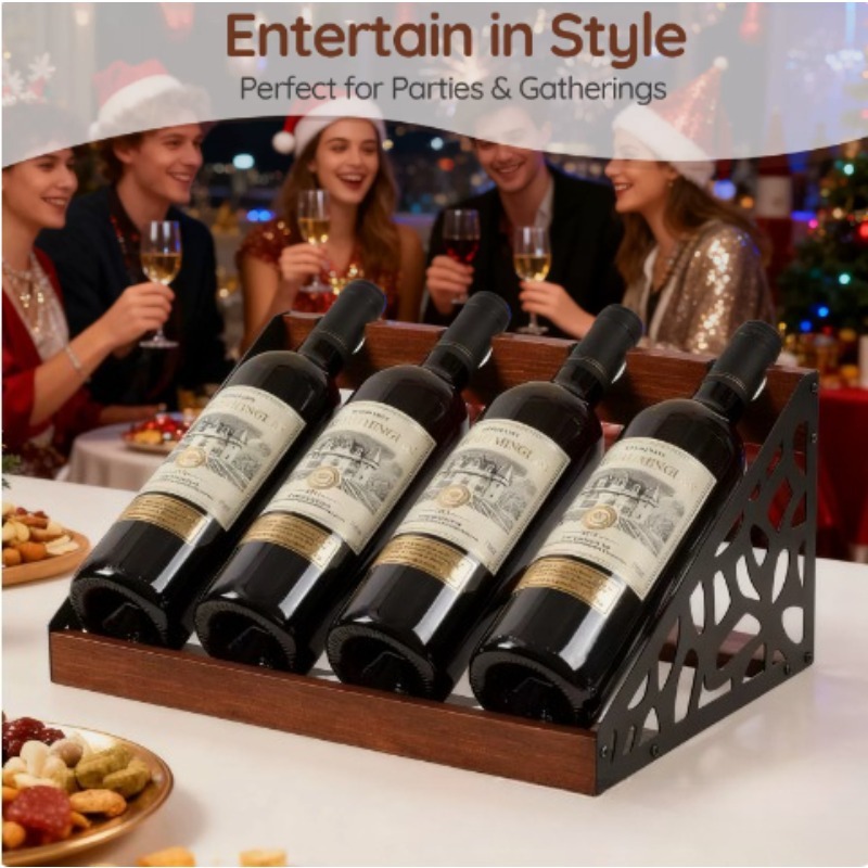 Suporte de Madeira para Garraf - Home Bar Stand avaliação e preço