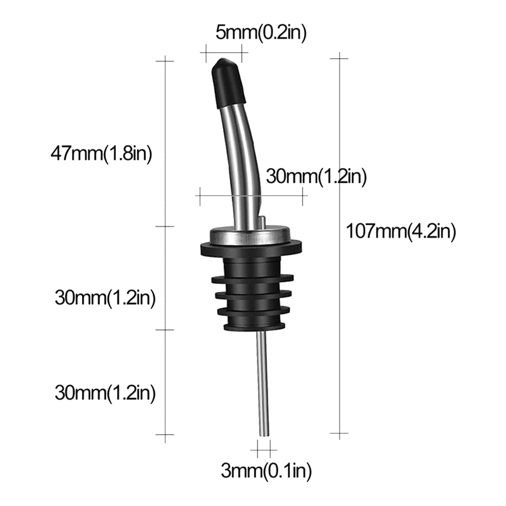 Bicos Dosadores de Aço Inoxidá - Speed Pourer Cap avaliação e preço