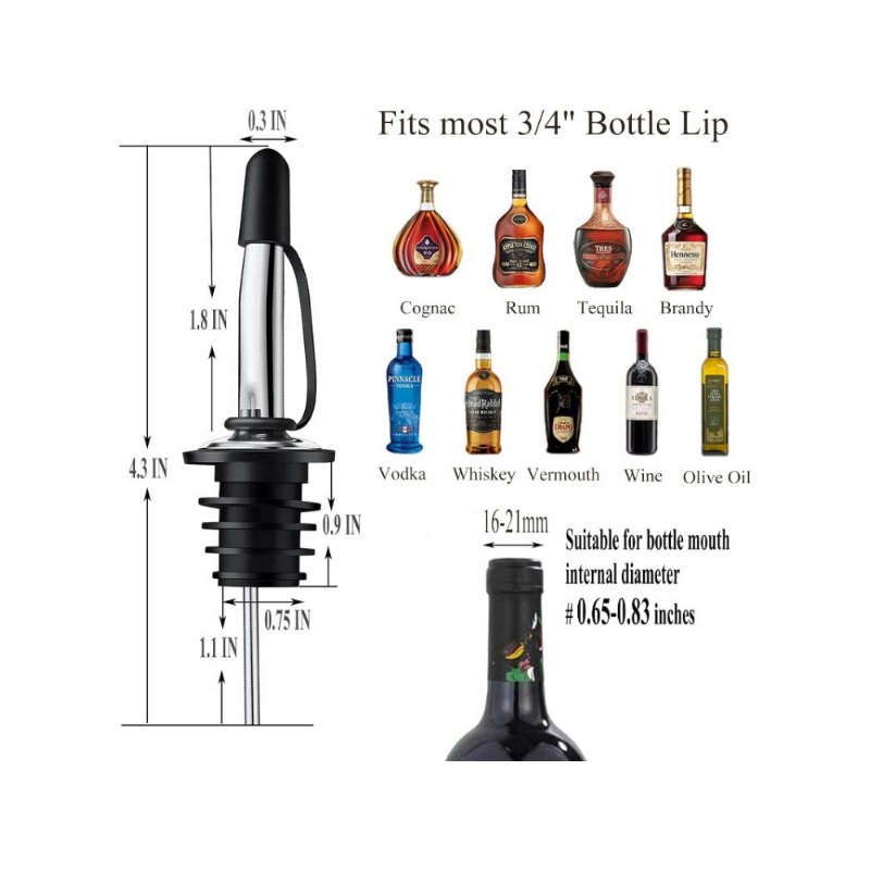 Bico de despeje de licor para  - Speed Pourer Cap avaliação e preço