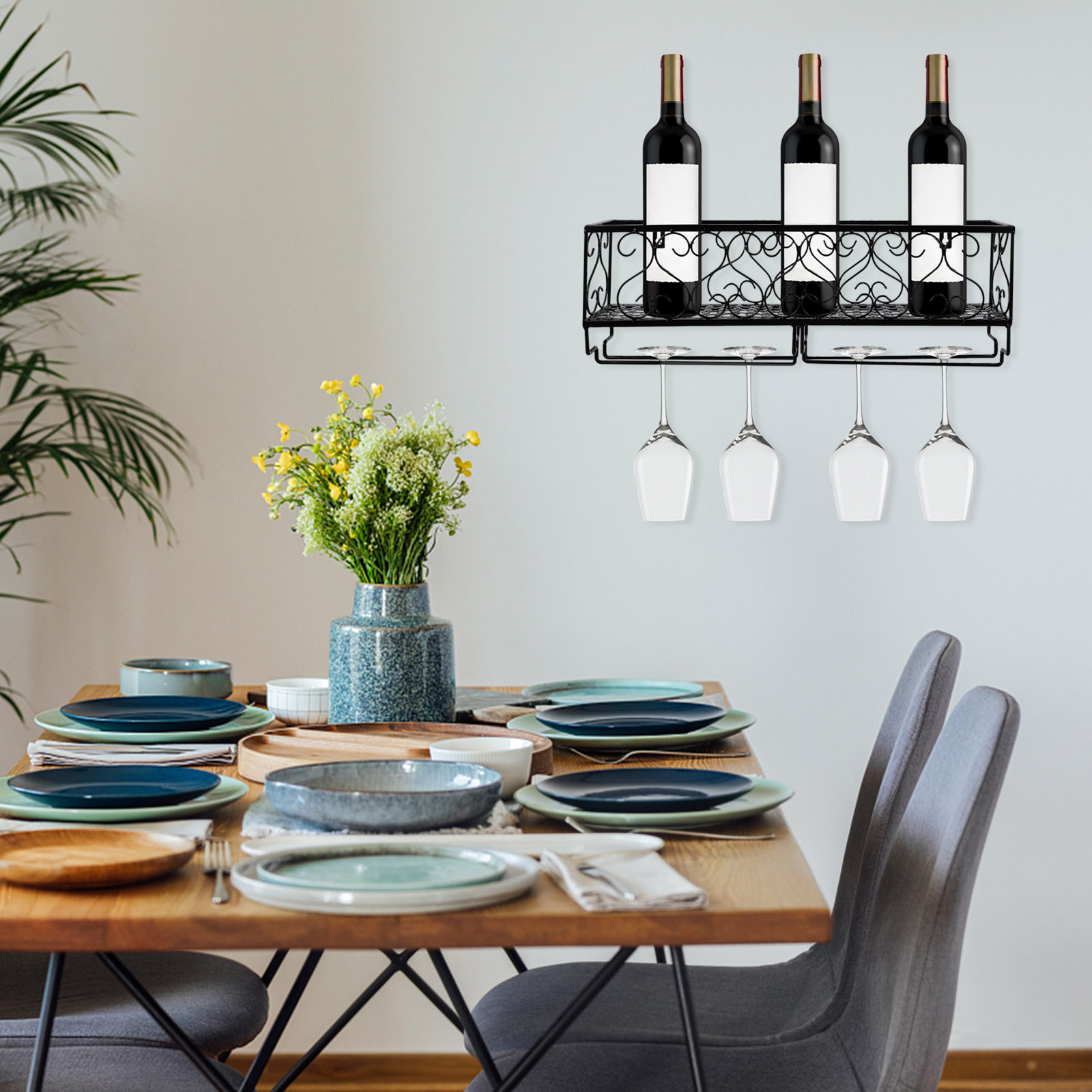 Suporte de Parede para Garrafa - Home Bar Stand avaliação e preço