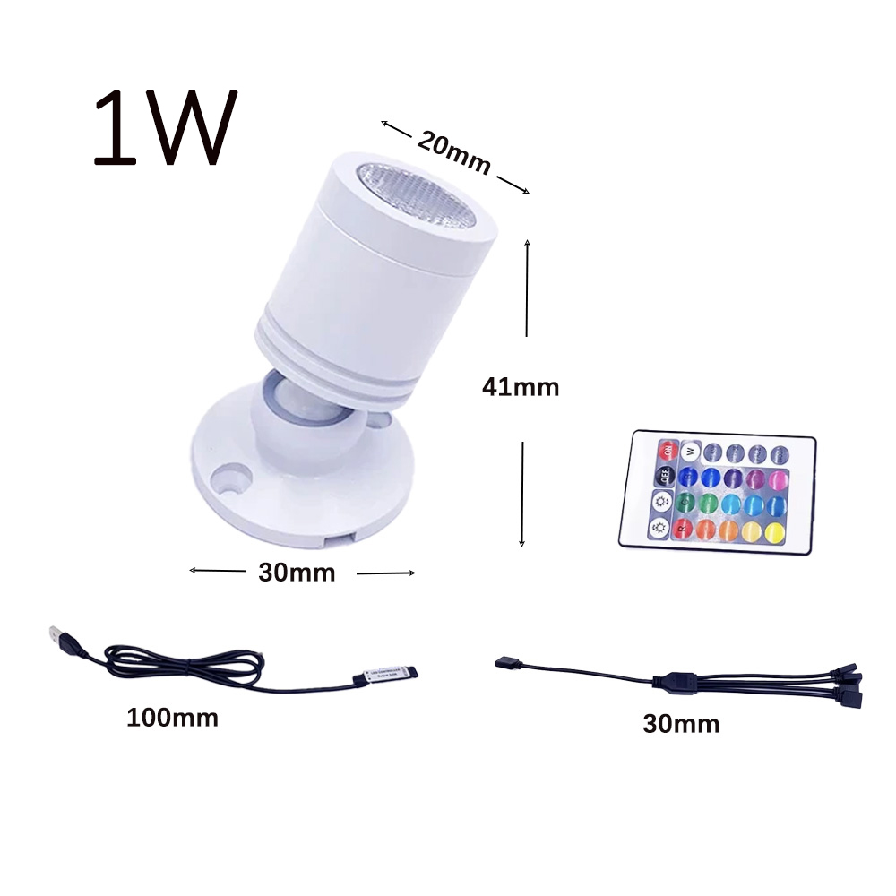 Usb 5v rgb mini holofote led 1 - Home Bar And Counter avaliação e preço