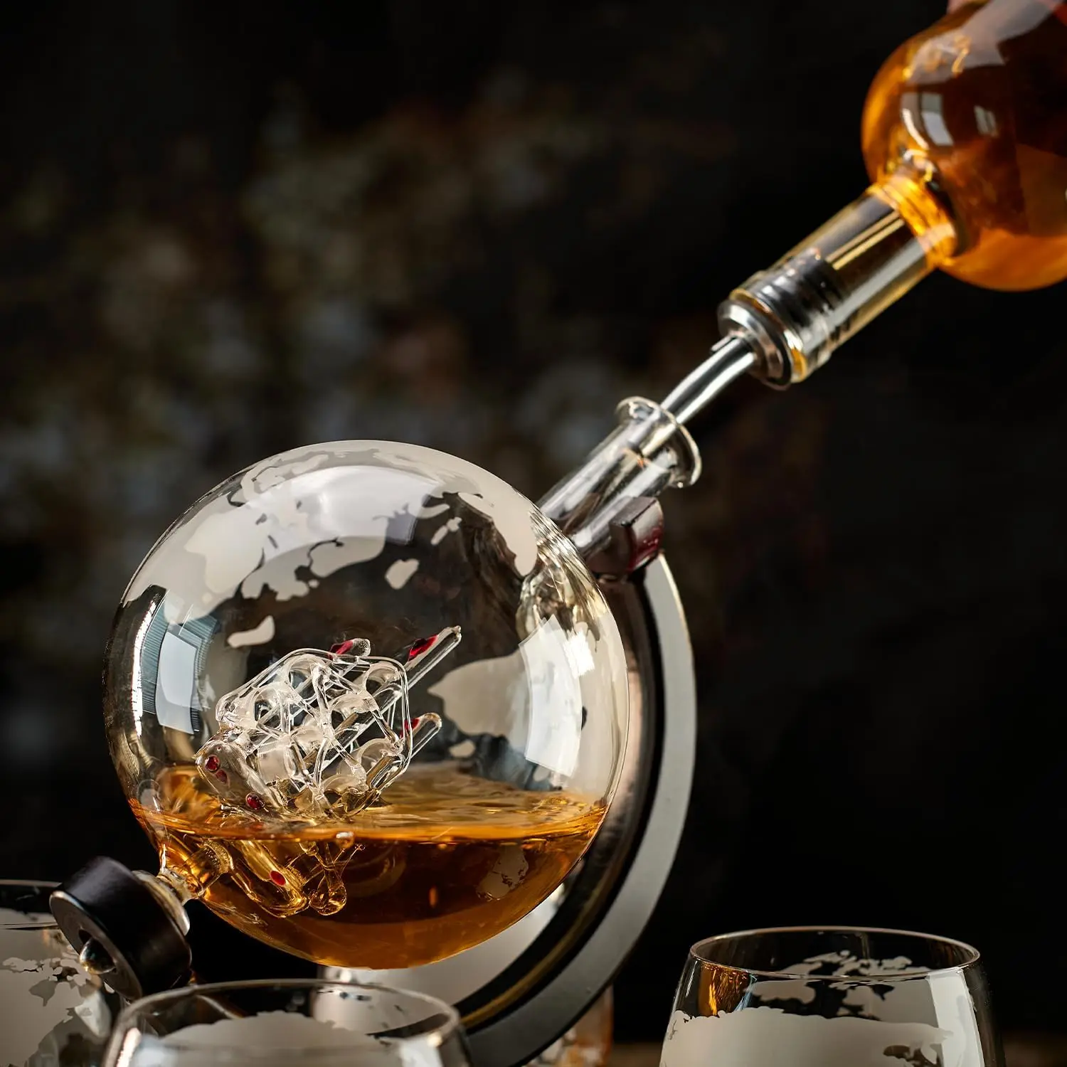 NANCIHUI-Decantador De Vidro C - Decanter Globe Set avaliação e preço
