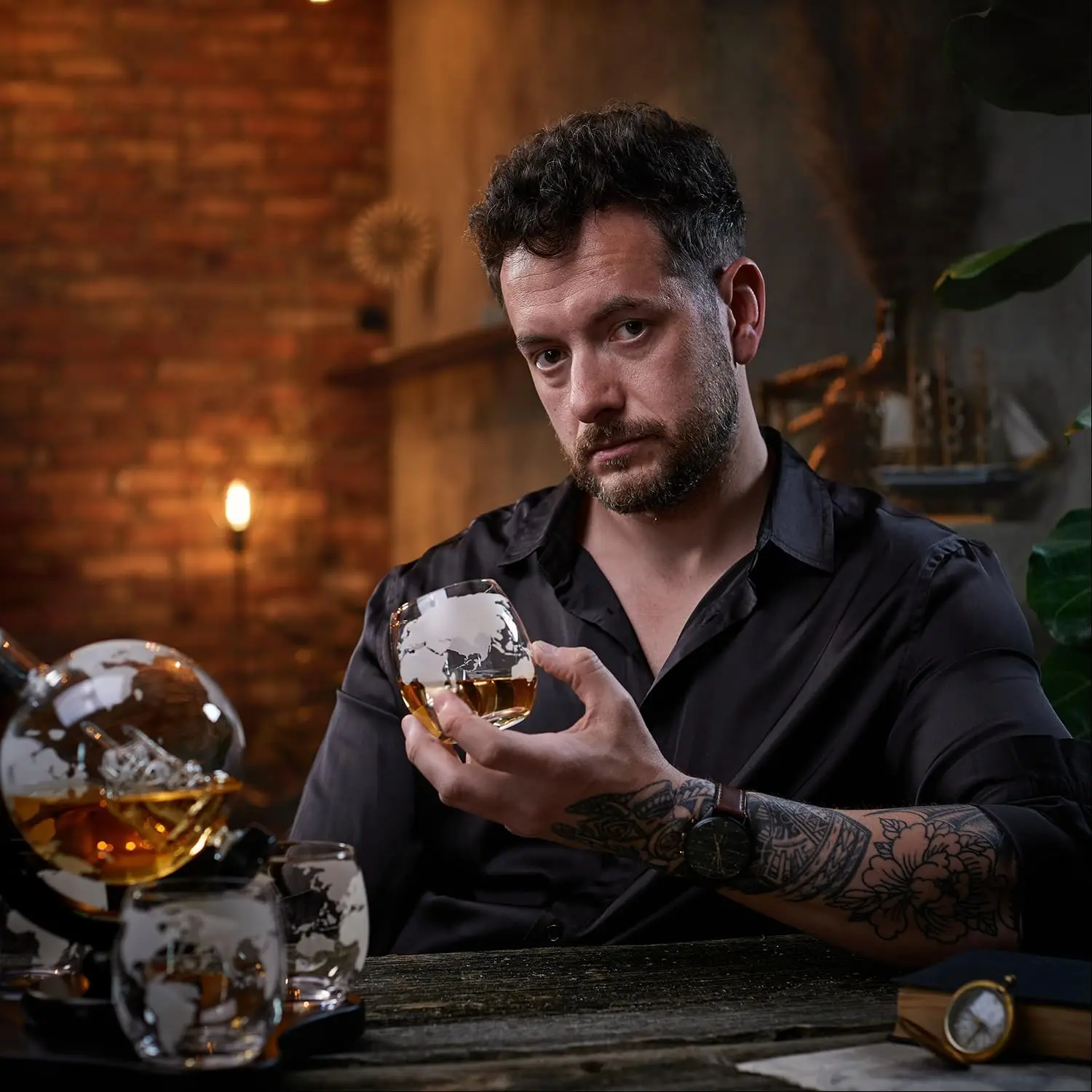 NANCIHUI-Decantador De Vidro C - Decanter Globe Set avaliação e preço