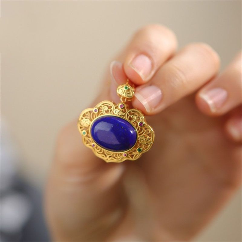 Clássico Lapis Lazuli Colares, - Bar Cart Gold avaliação e preço
