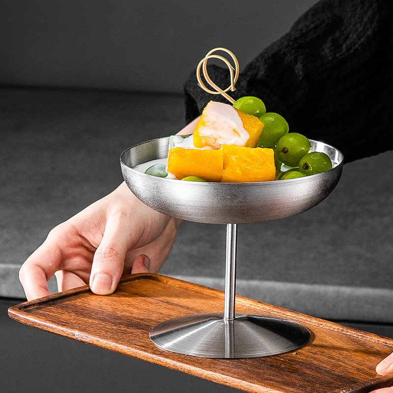 Copo de sorvete de aço inoxidá - Home Bar Supplies avaliação e preço