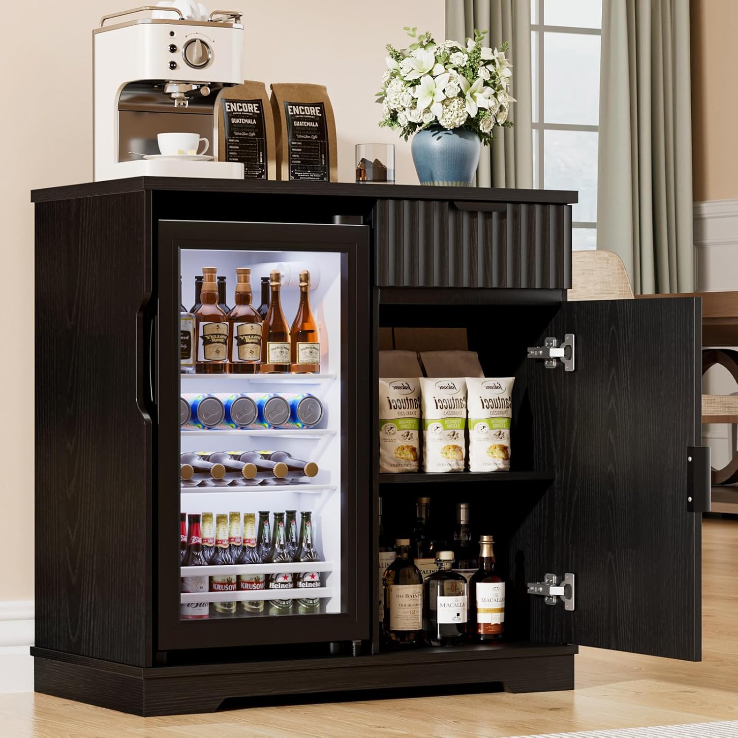 Armário Bar Flutuante para Caf - Home Bar And Fridge avaliação e preço