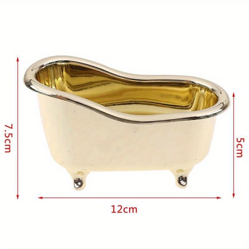 1pc mini banheira sabão caixa  - Bar Cart Gold avaliação e preço