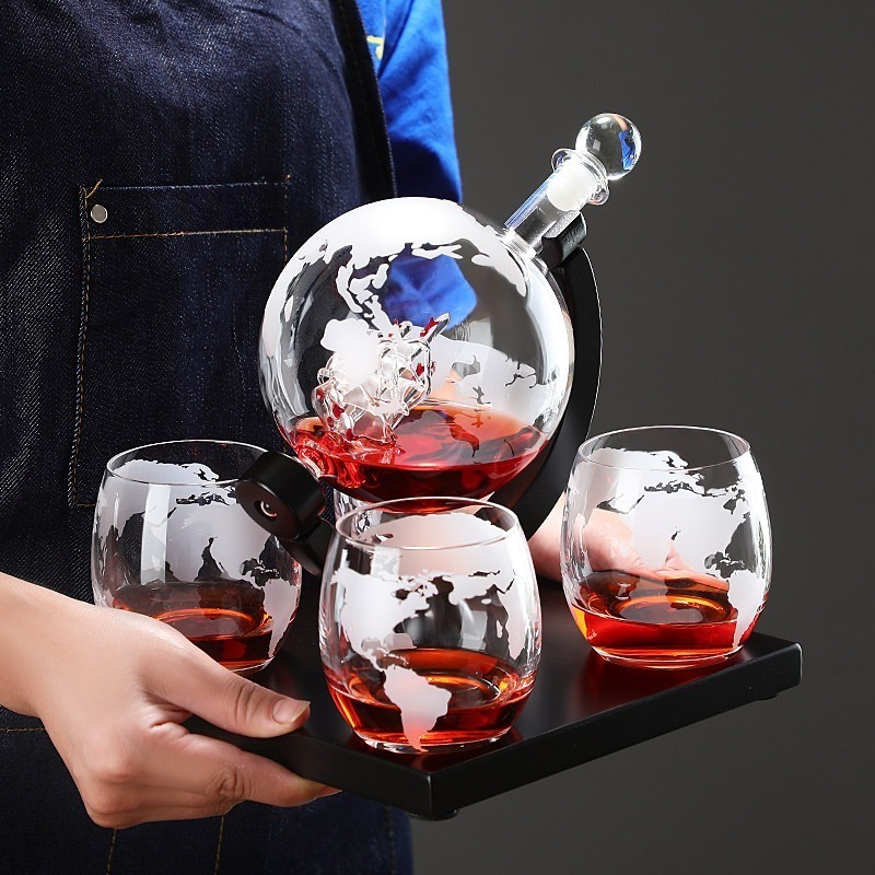 Conjunto de Decantador de Vinh - Decanter Globe Set avaliação e preço