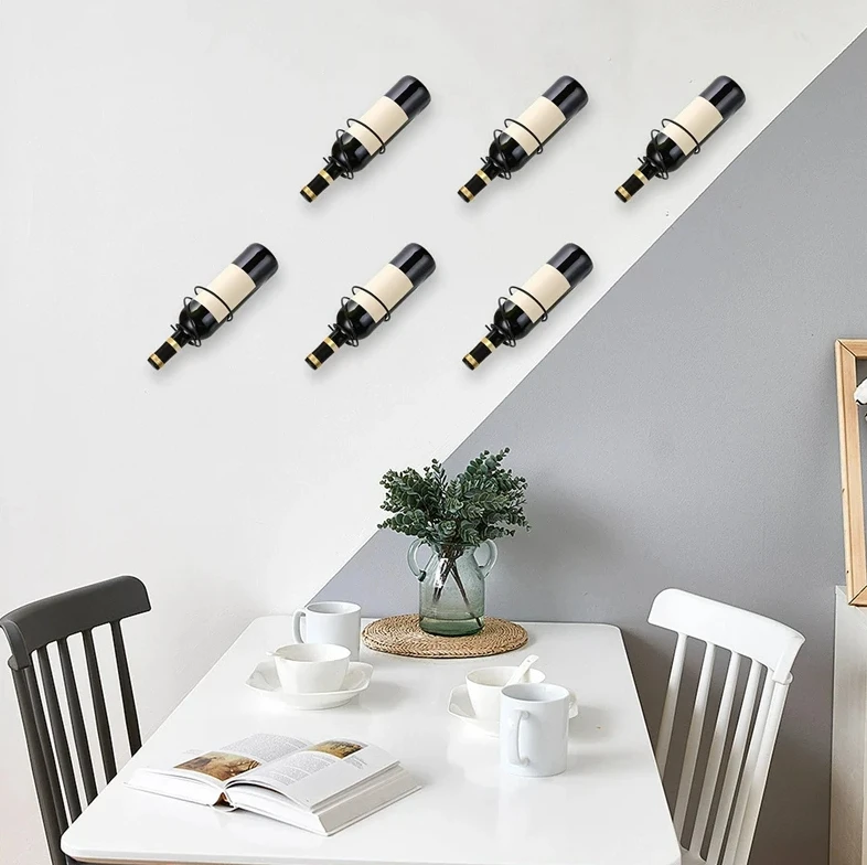 Pacote de 6 cremalheiras de vi - Home Bar Stand avaliação e preço