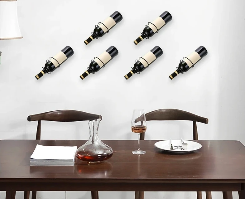 Pacote de 6 cremalheiras de vi - Home Bar Stand avaliação e preço