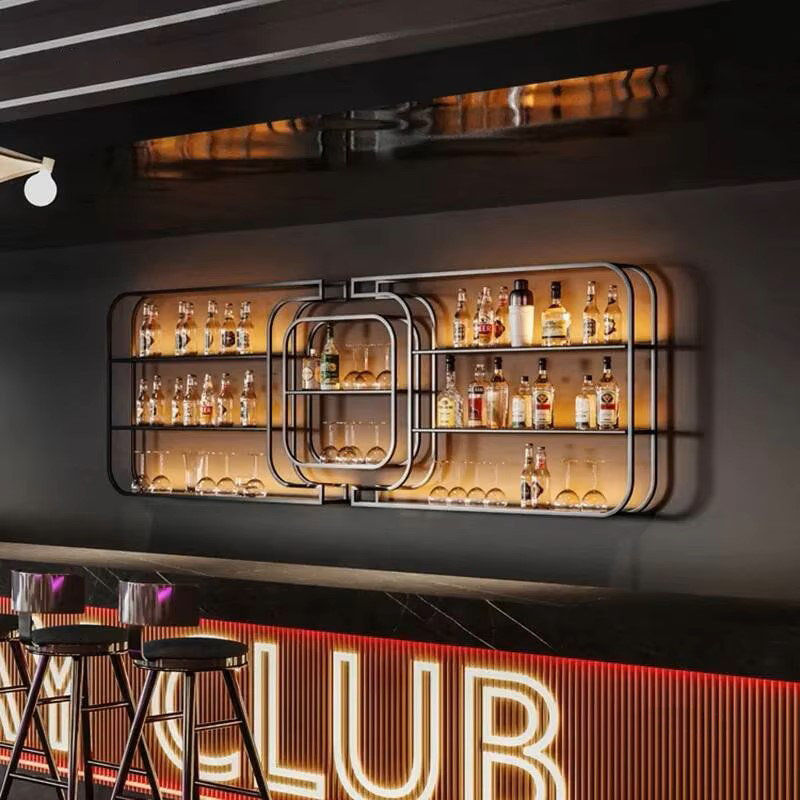 Rack de vinho de ferro forjado - Home Bar And Counter avaliação e preço