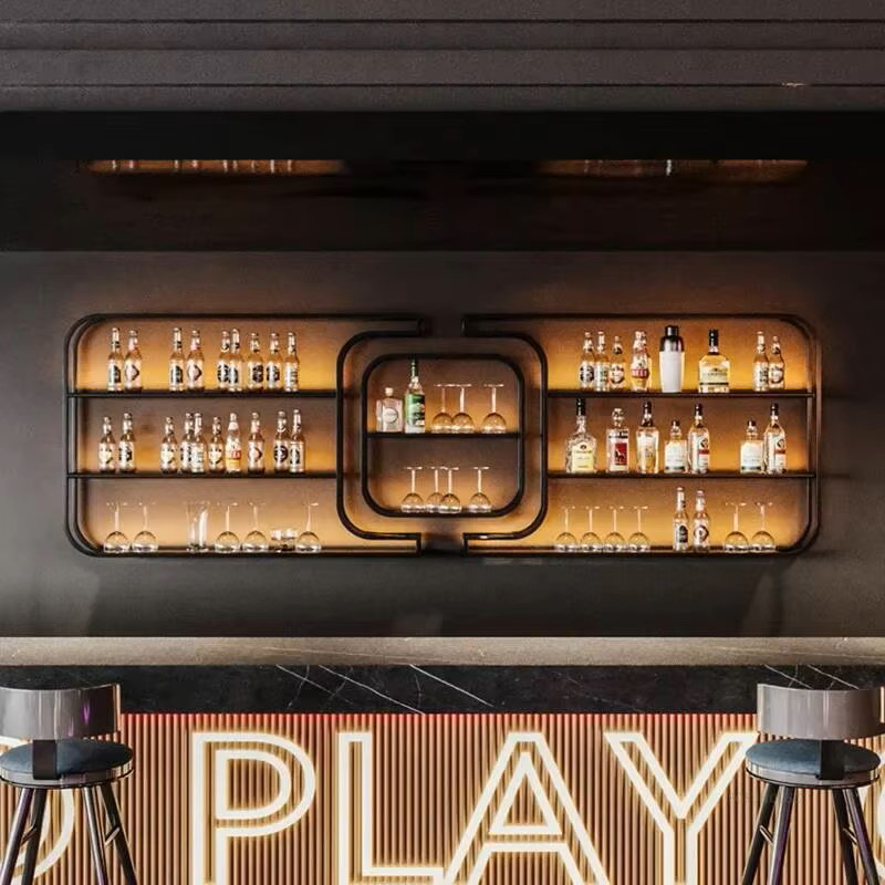 Rack de vinho de ferro forjado - Home Bar And Counter avaliação e preço